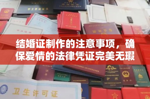 水城结婚证制作的注意事项，确保爱情的法律凭证完美无瑕