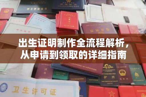 水城出生证明制作全流程解析，从申请到领取的详细指南